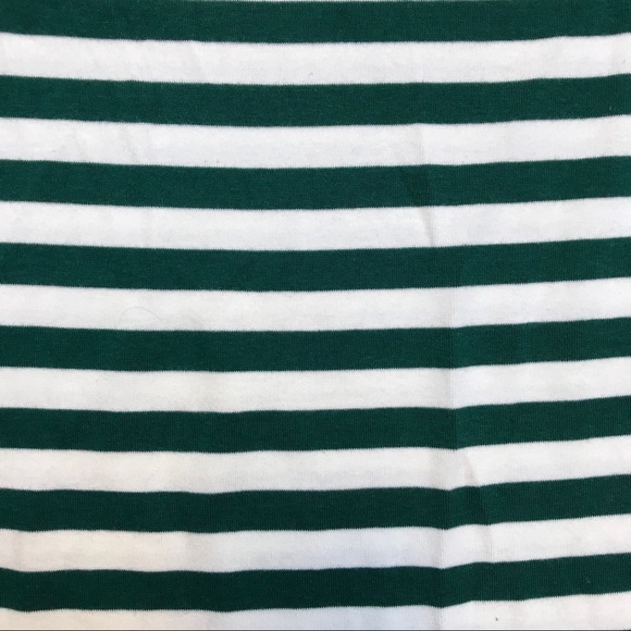 GAP Green & White Striped Long Sleeve Shirt - Picture 4 of 6